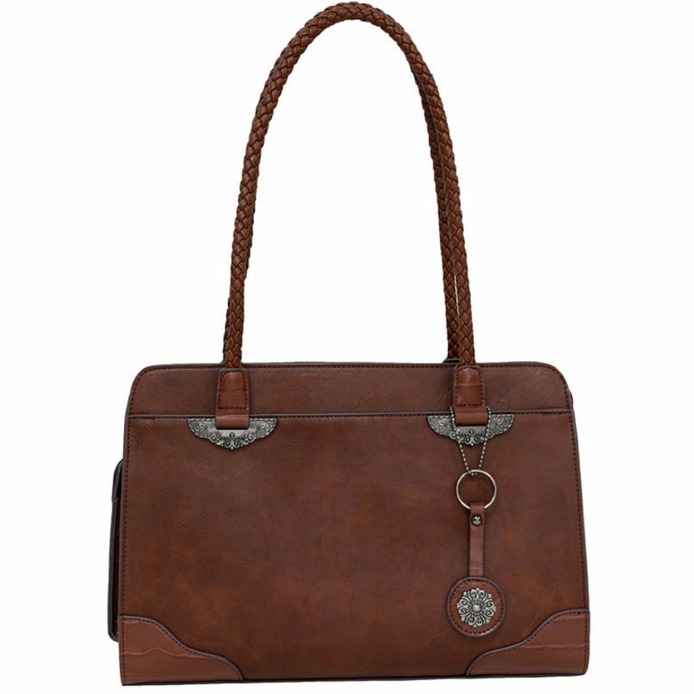 Beautiful brown faux leather purse